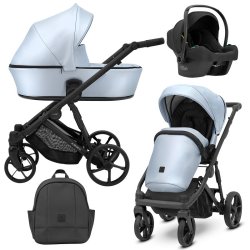 carrinho para bebe menino em pele